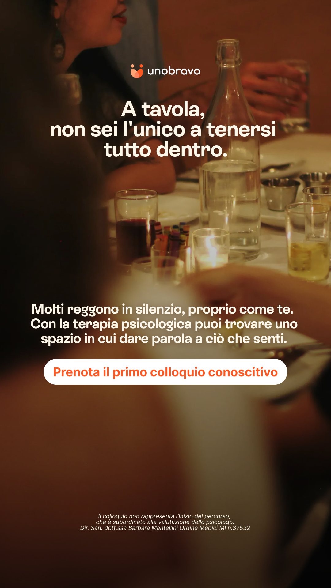 Unobravo Facebook ad