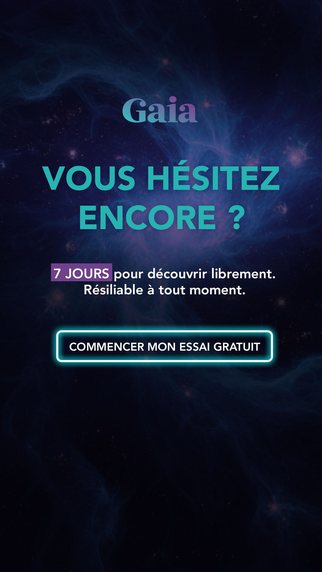 Nous Sommes Gaia Facebook ad