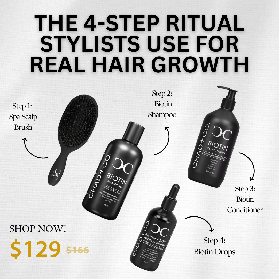 Chad + Co. Salon Facebook ad from Apr 8, 2026