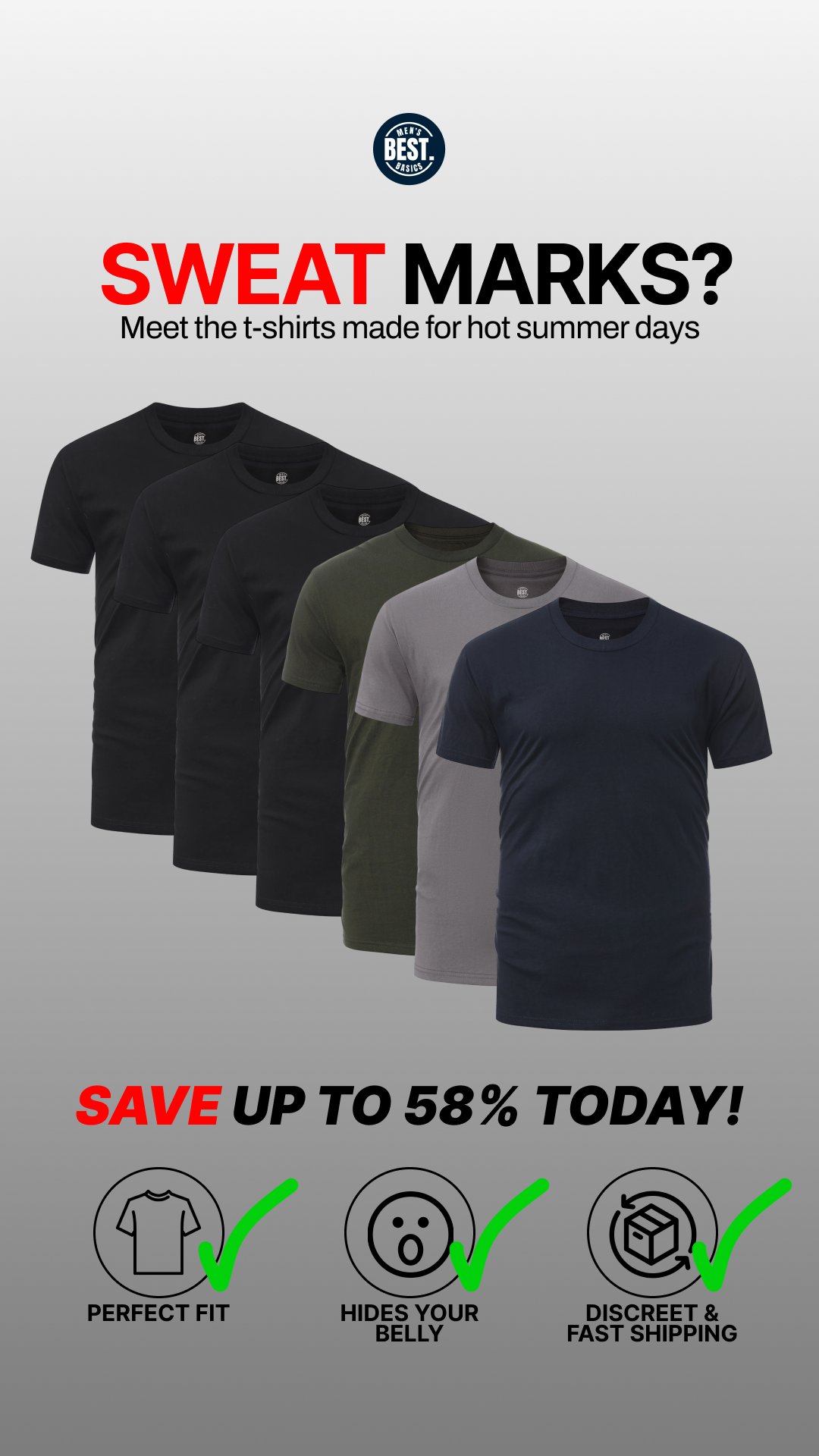 Men's Best Basics Facebook ad