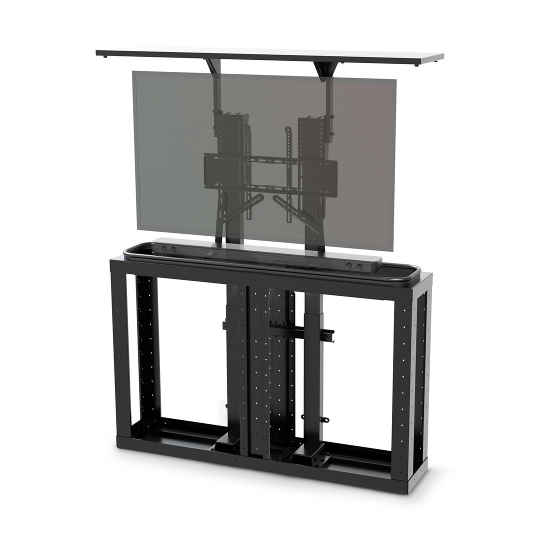Storm Shell TV Enclosures Facebook ad: Hidden Outdoor TV. Zero Clutter.