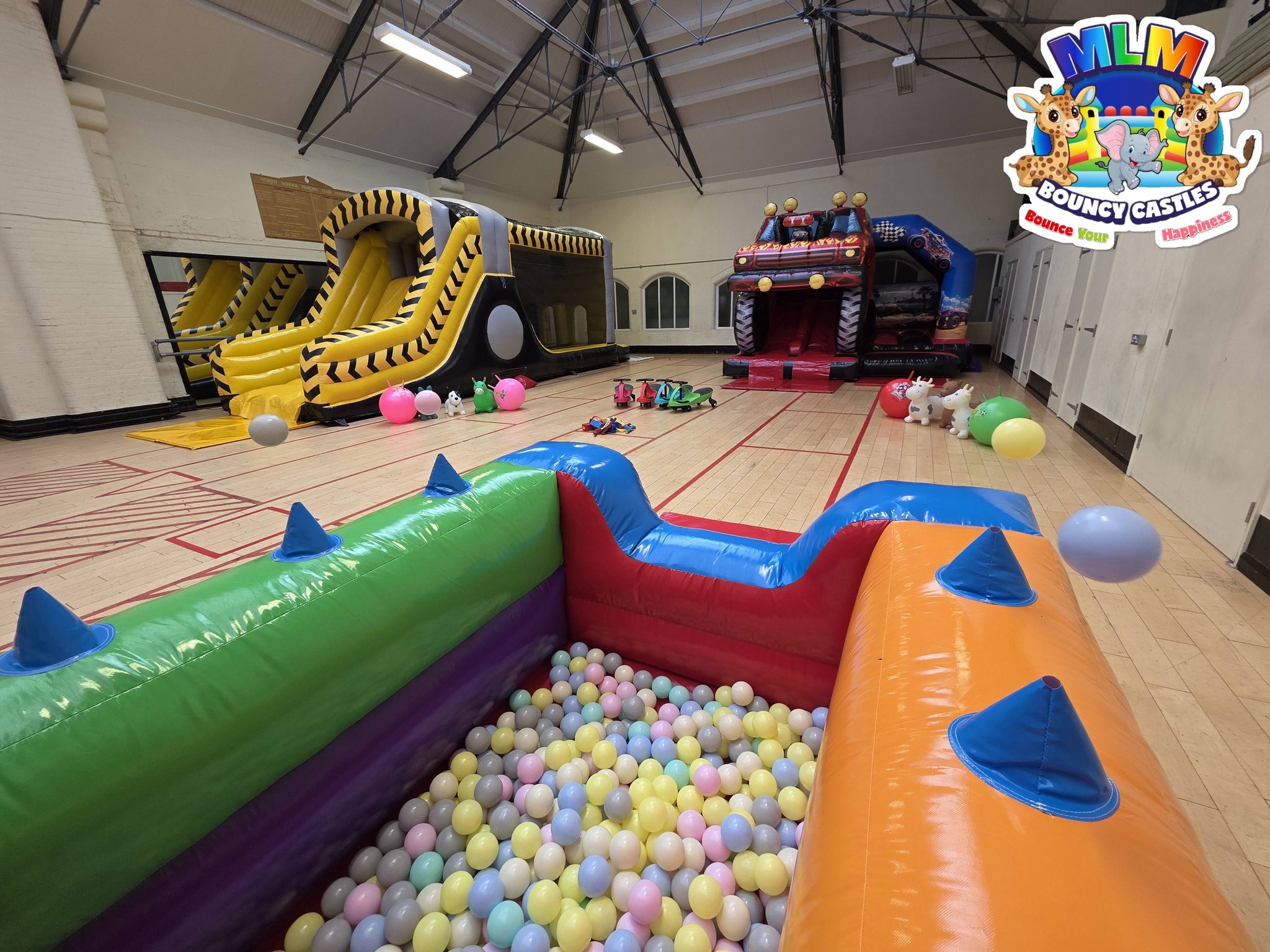 MLM Bouncy Castles Facebook ad: SUMMER IS COMING… ARE YOU PARTY READY?
