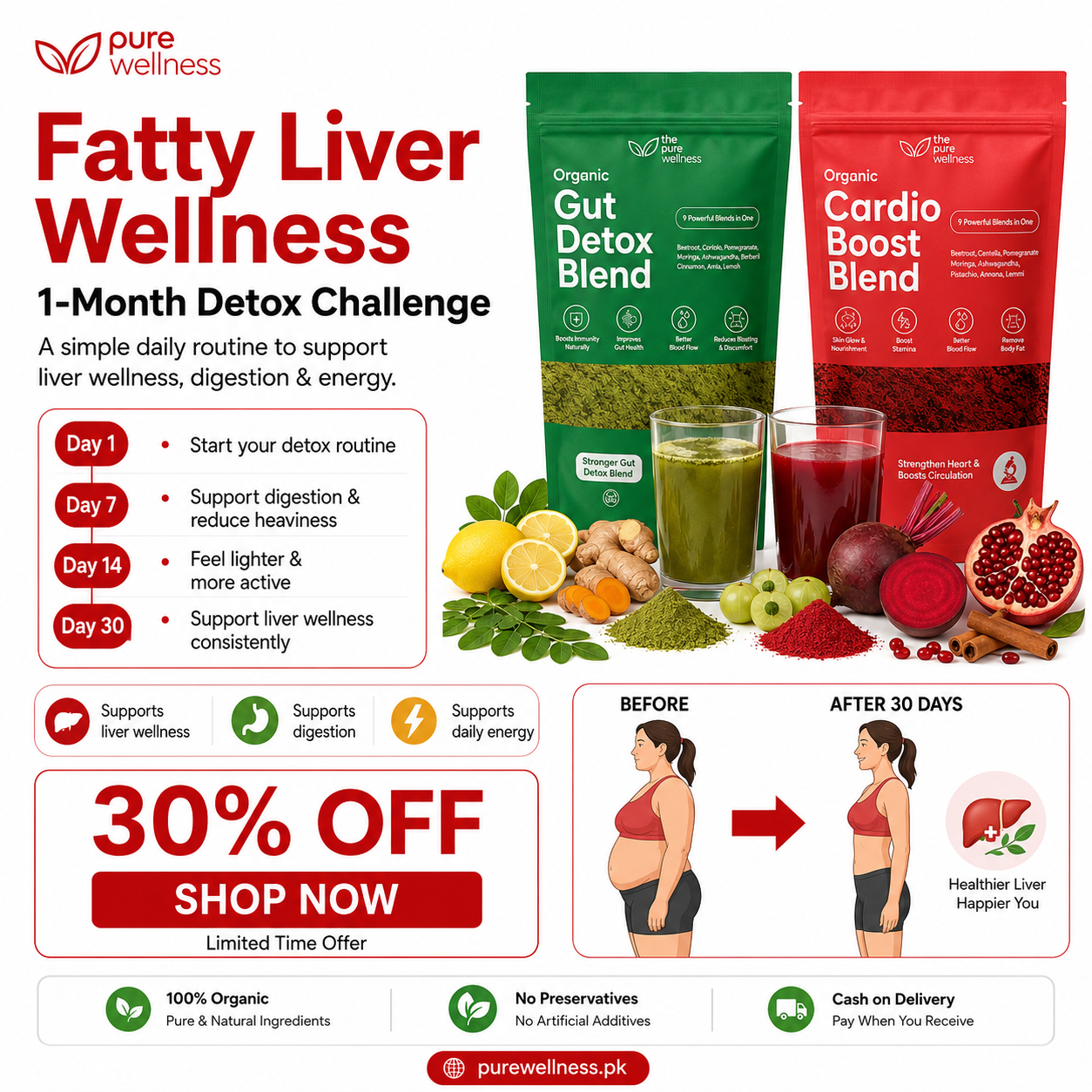 Purewellness.pk Facebook ad