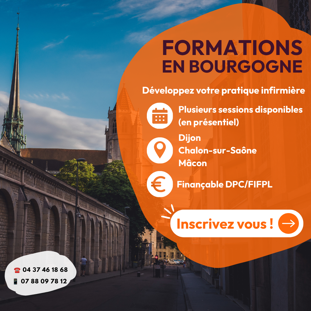 Pôle Formation Santé - Infirmiers Facebook ad: Formations IDEL à Dijon, Chalon et Mâcon