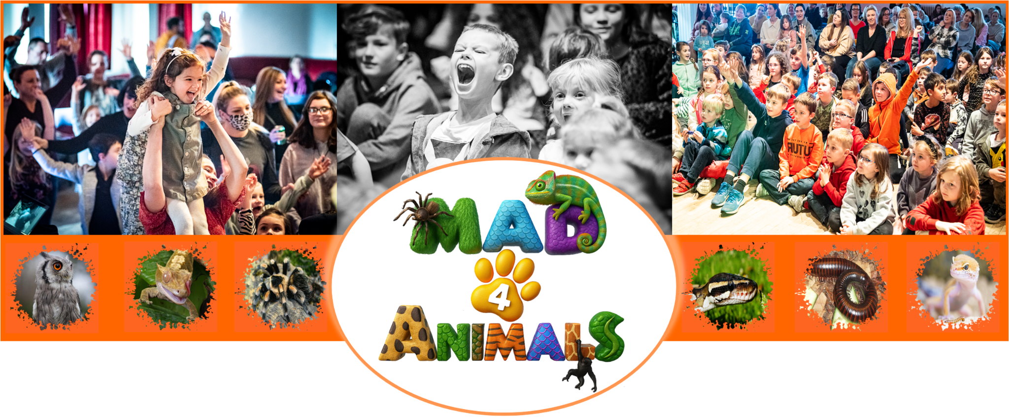Mad4Animals Facebook ad: An animal show like no other.