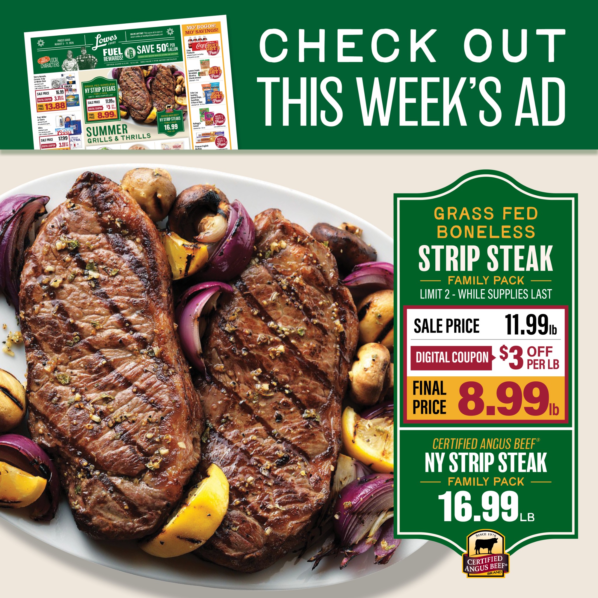 Lowes Foods Facebook ad