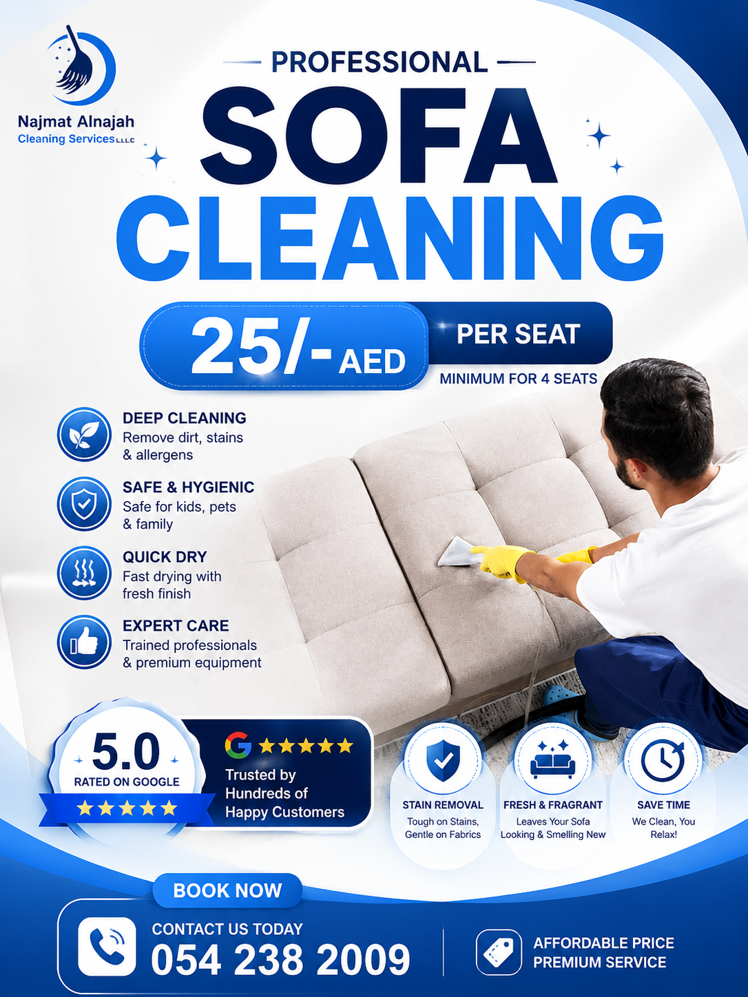 Najmat Alnajah Cleaning Services Facebook ad