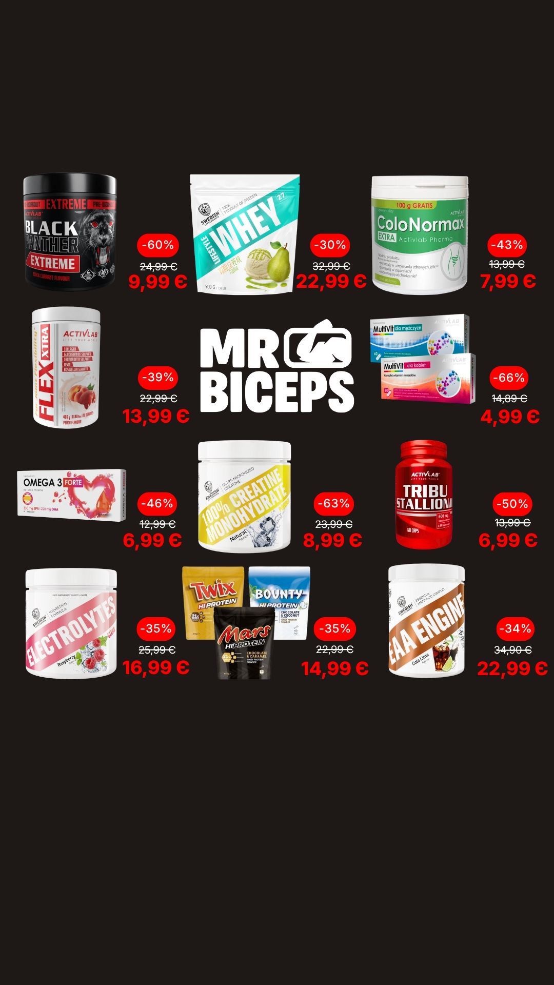 MrBiceps - Maisto Papildai Facebook ad