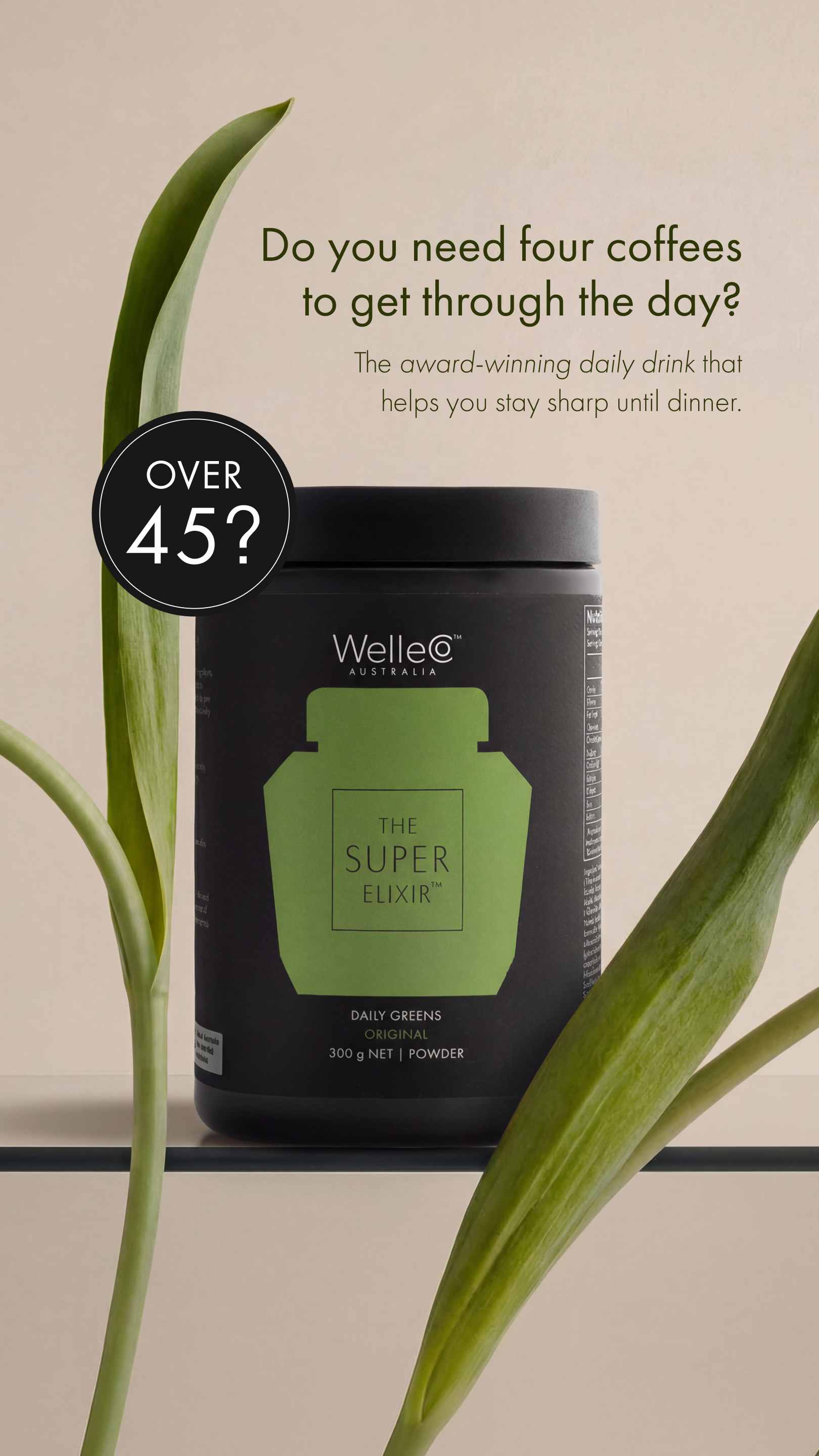 WelleCo Facebook ad