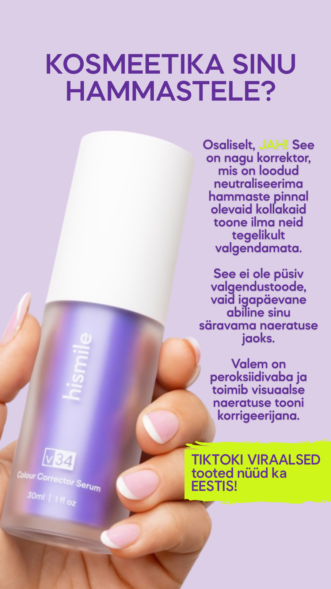 Hismile Baltics Facebook ad