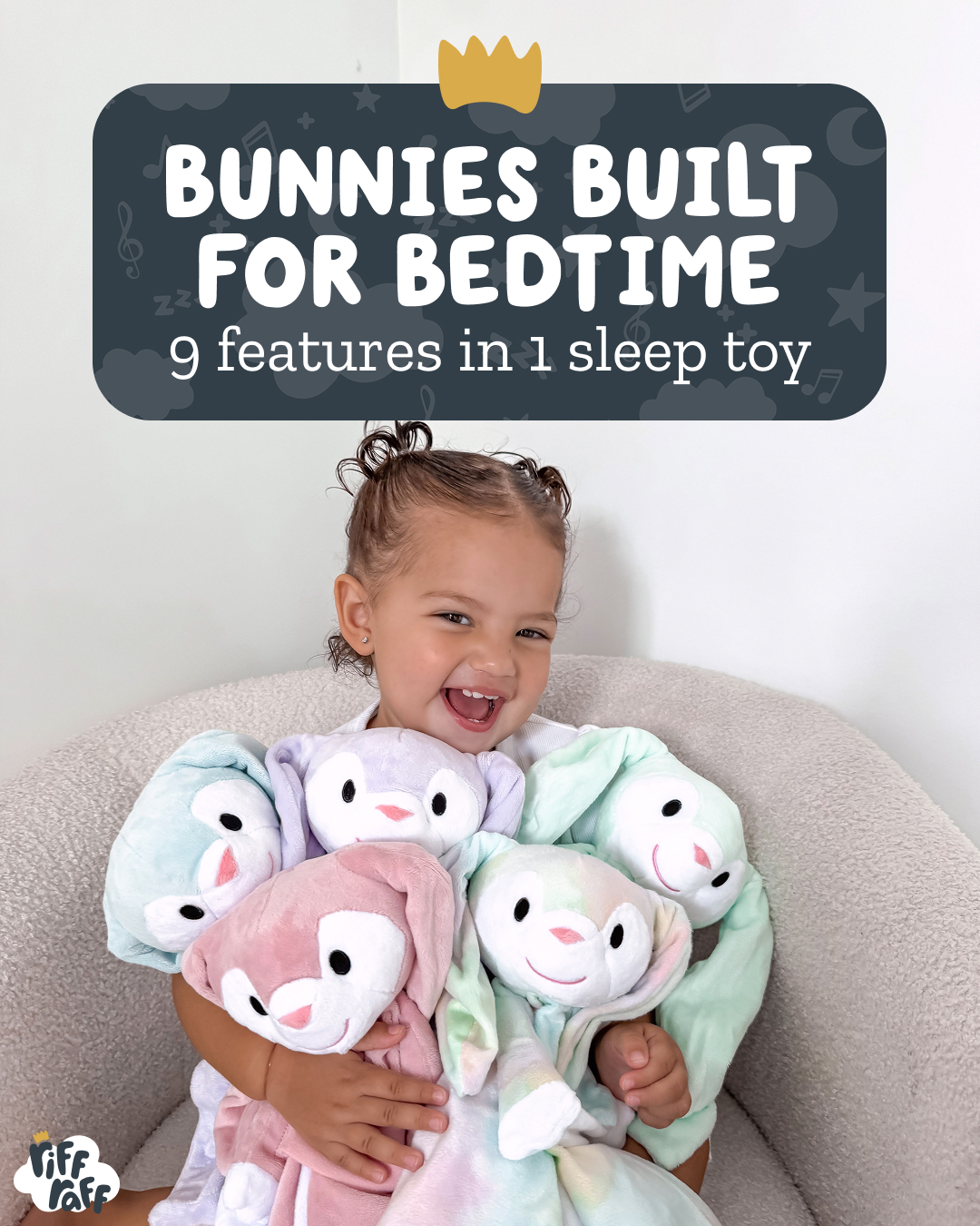 RIFF RAFF SLEEP TOYS Facebook ad