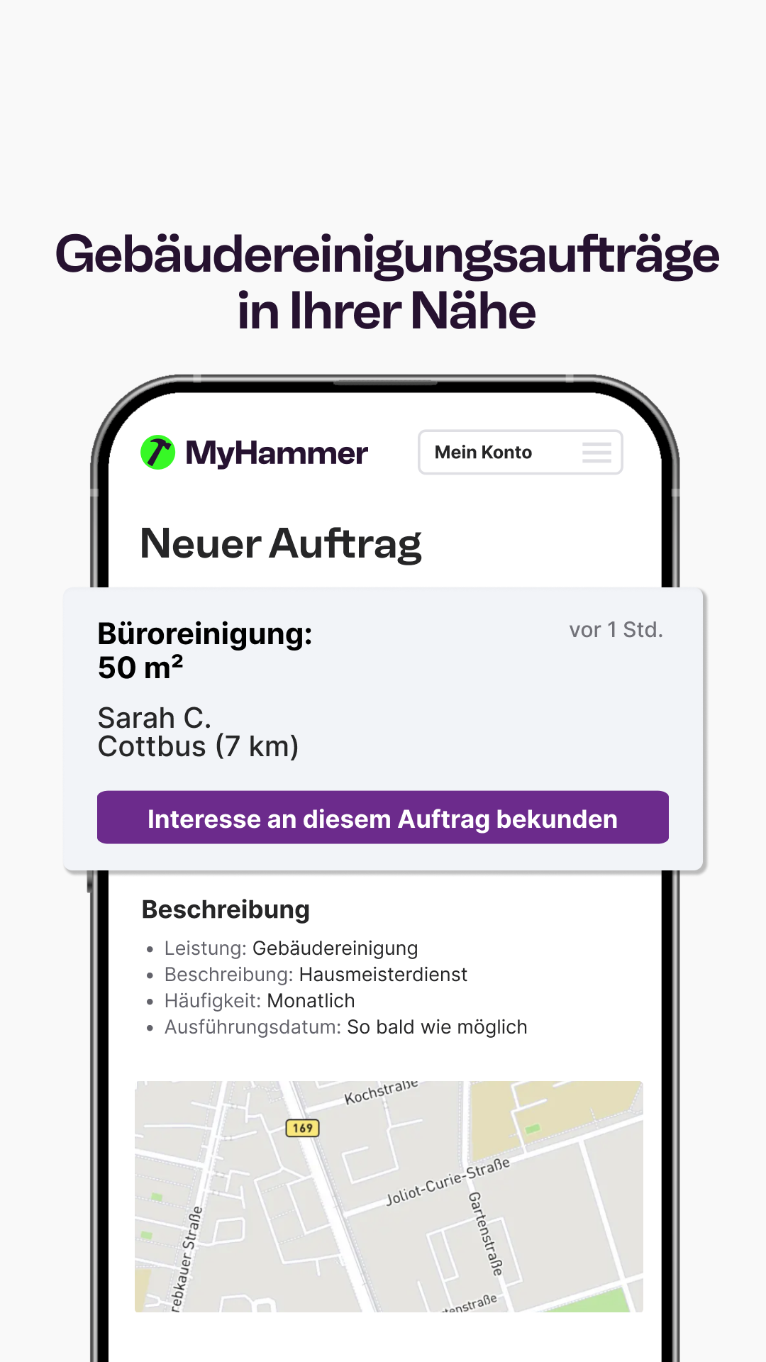 MyHammer Facebook ad