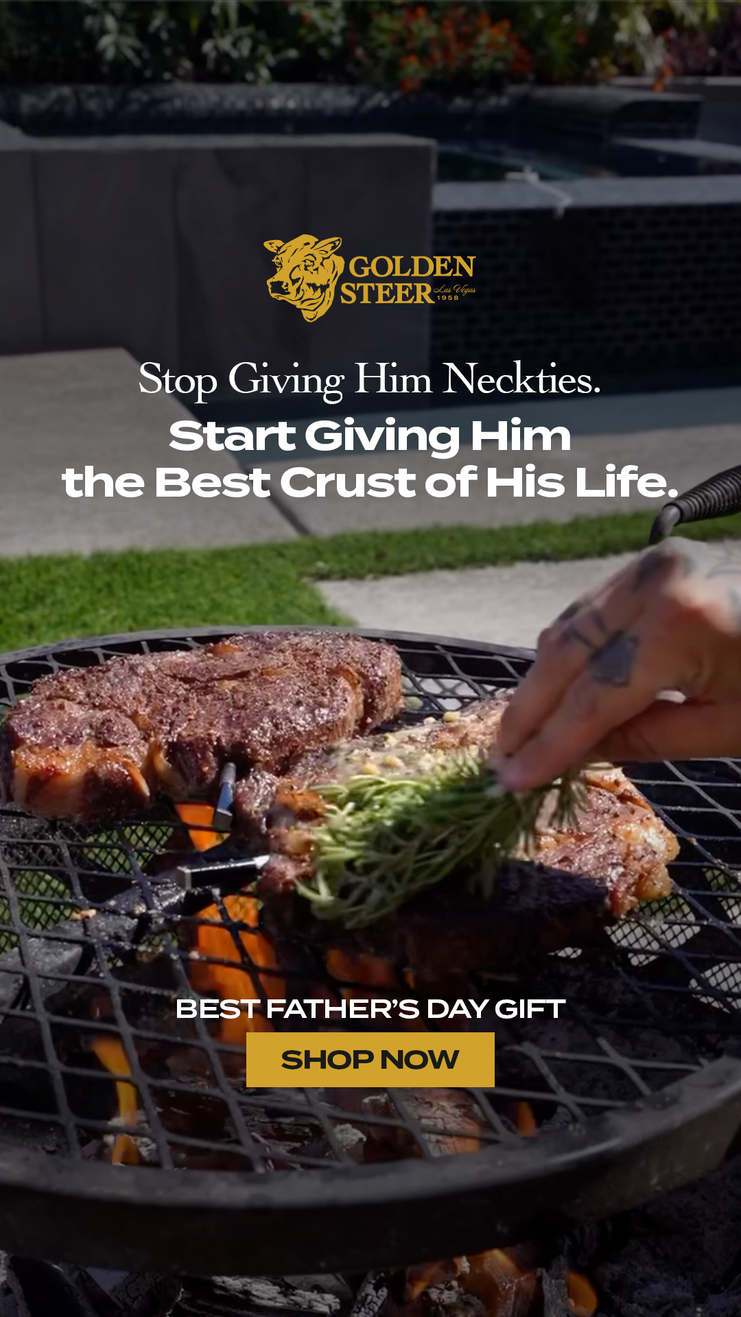 Golden Steer Steak Company Facebook ad