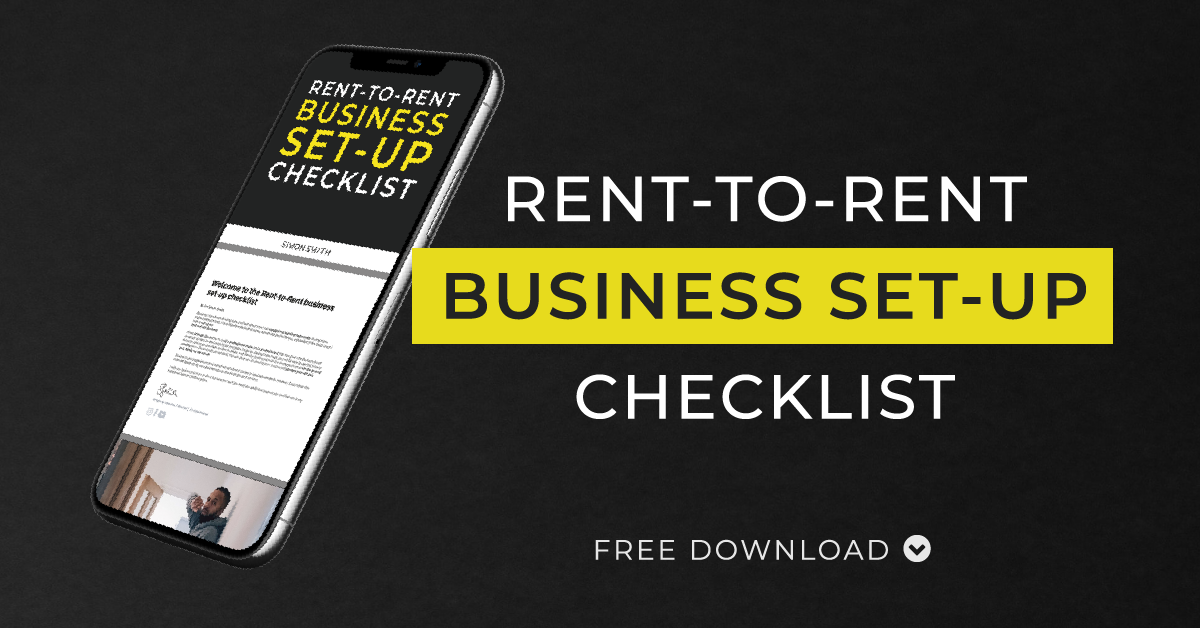 Simon Smith Facebook ad: FREE Rent-To-Rent Checklist - 12 Key Steps To Set Up Your…