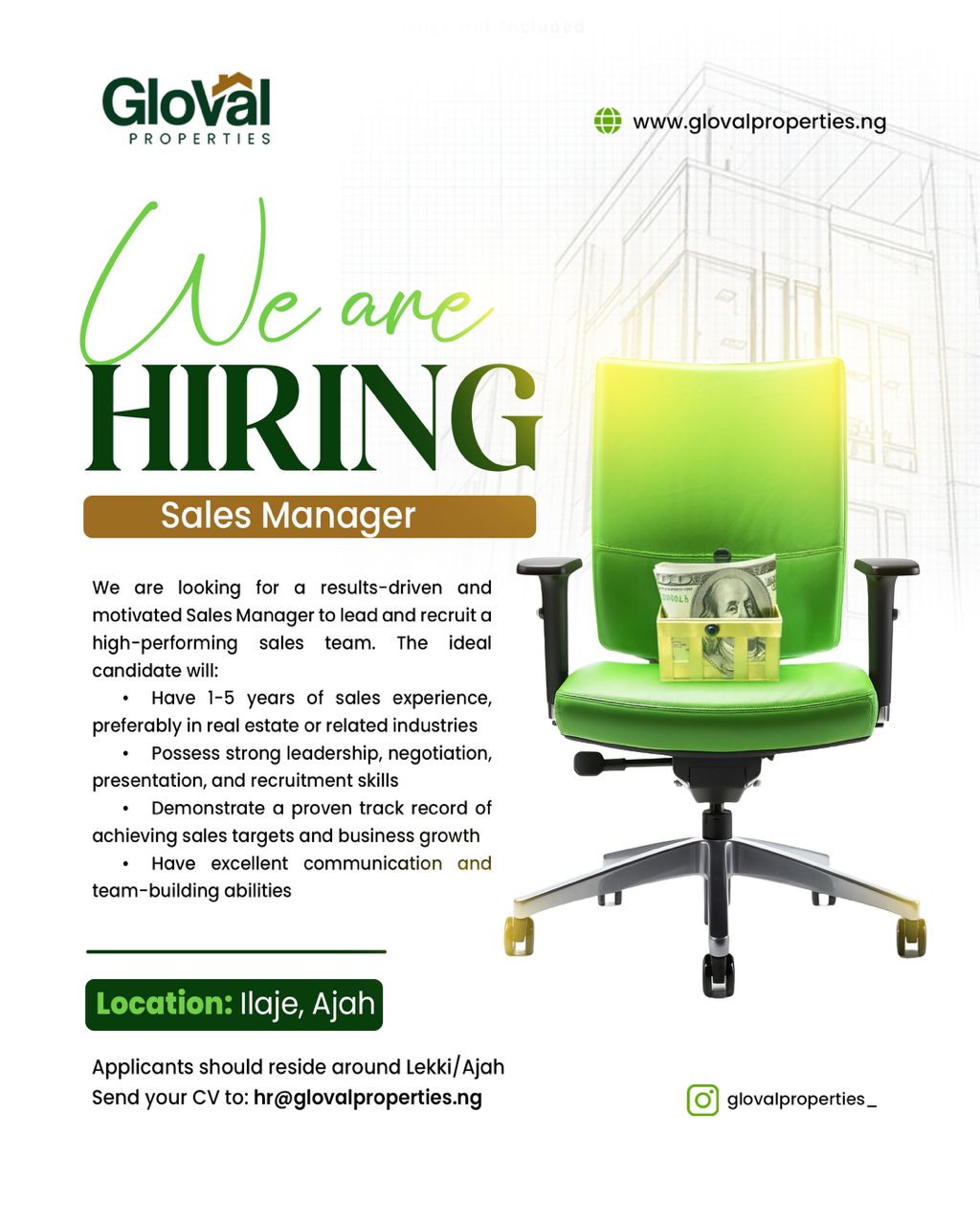 Gloval properties Nig. Ltd  Facebook ad