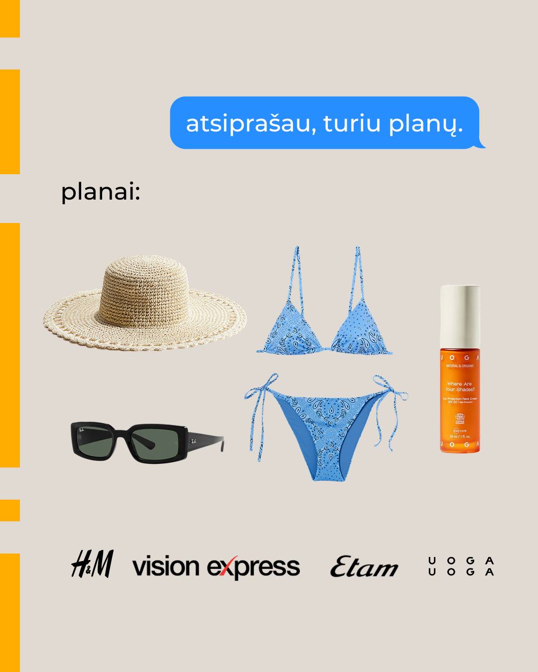 PANORAMA Facebook ad: Vasaros planai? Džiaugtis likusia vasara Panoramoje.