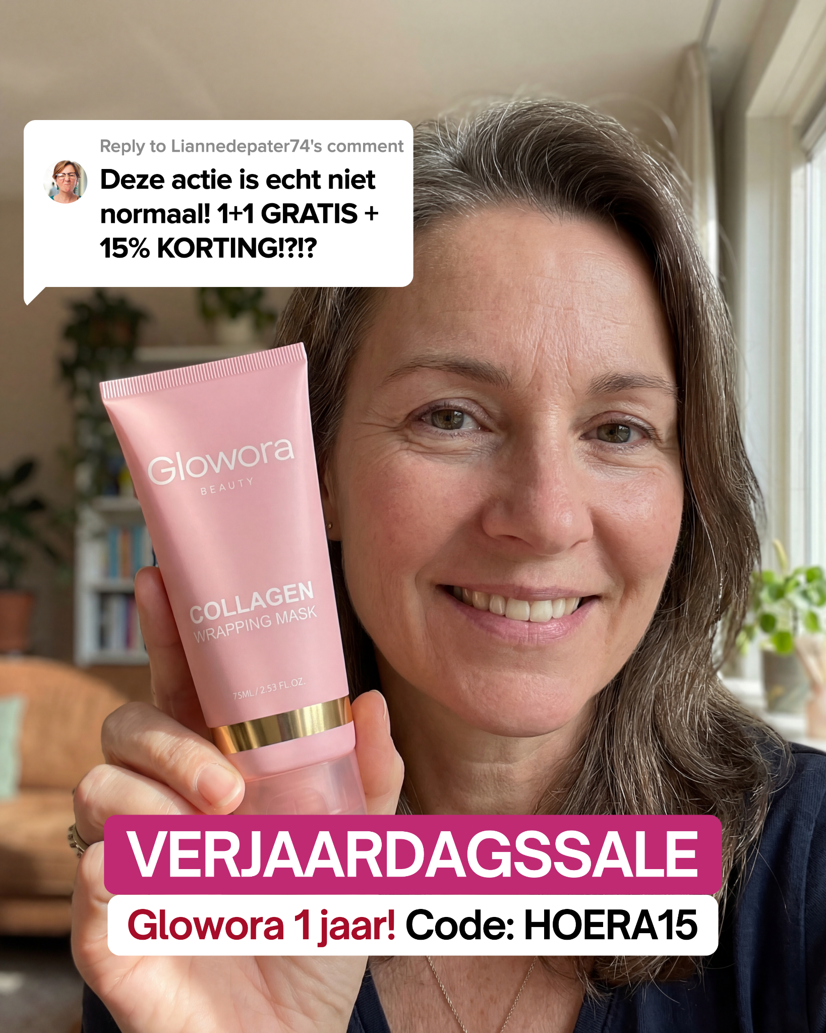 Glowora Facebook ad