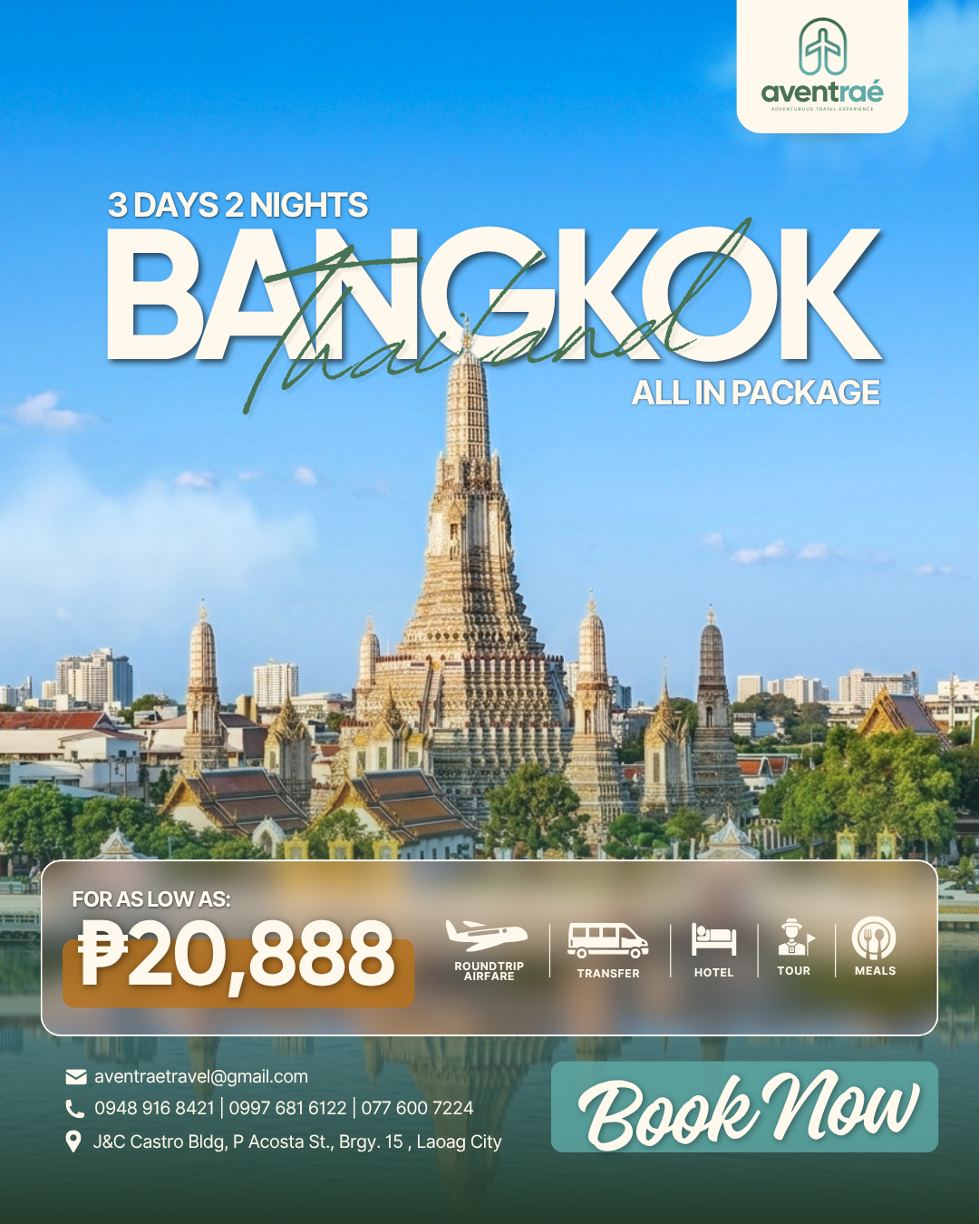Aventraé Travel & Tours Facebook ad