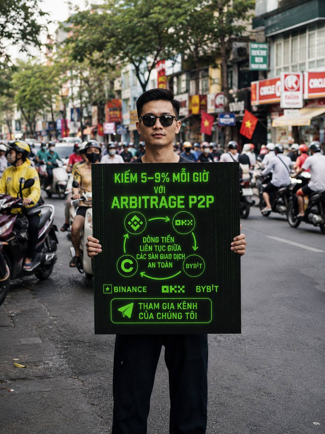 It technologies Facebook ad: Crypto Arbitrage VN