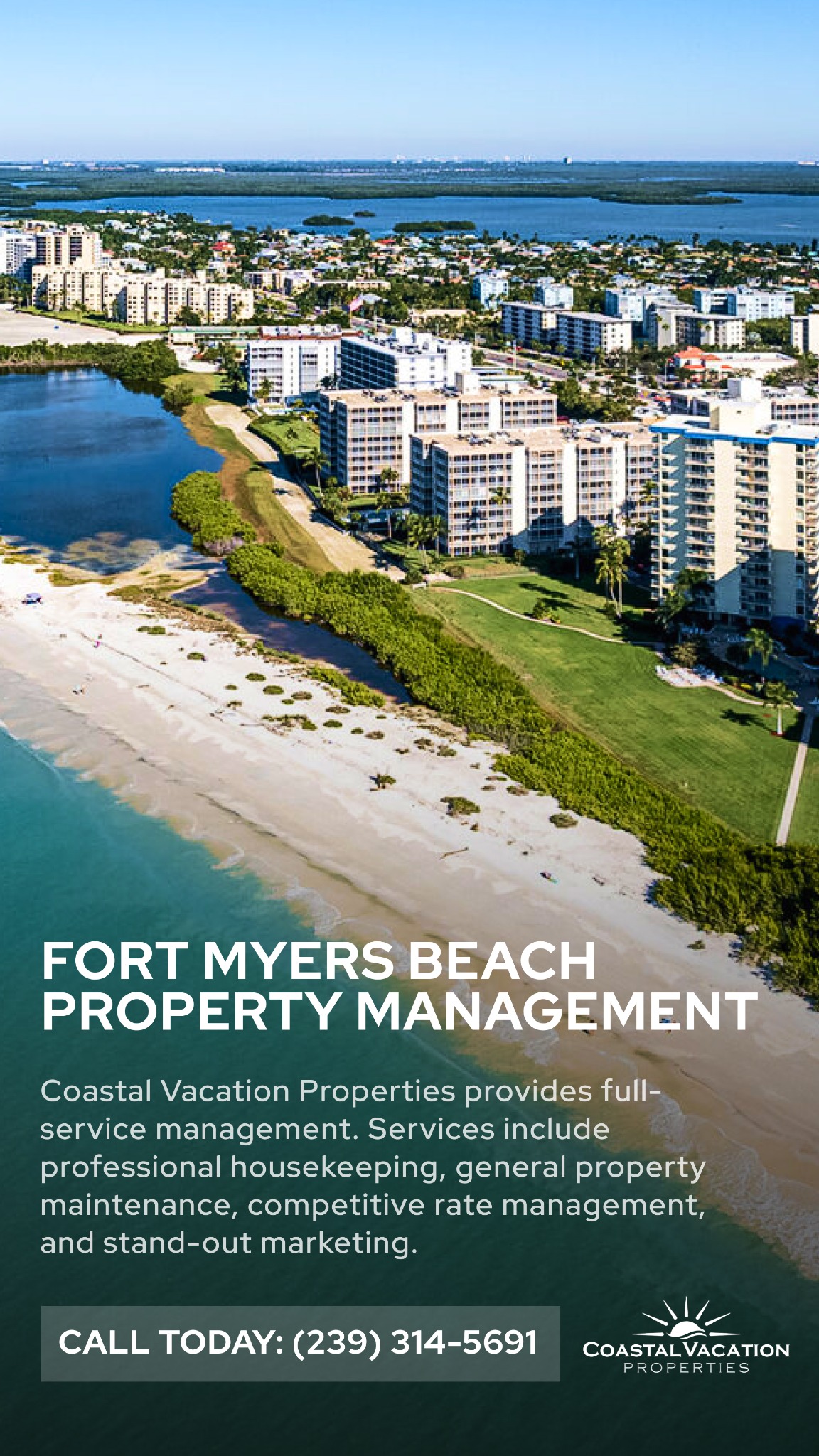 Coastal Vacation Properties Facebook ad