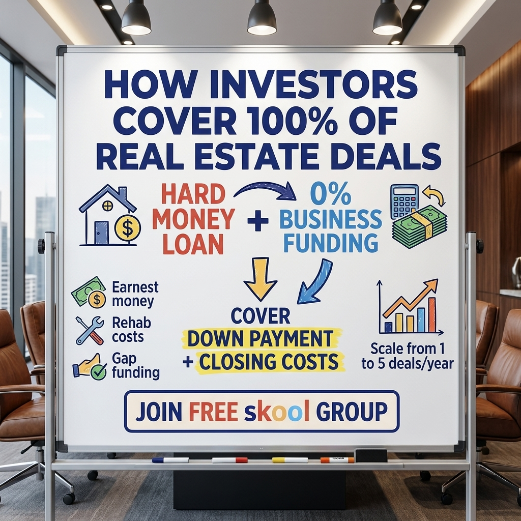 Funding Vault Facebook ad: Stop Losing Real Estate Deals Over Down Payments.