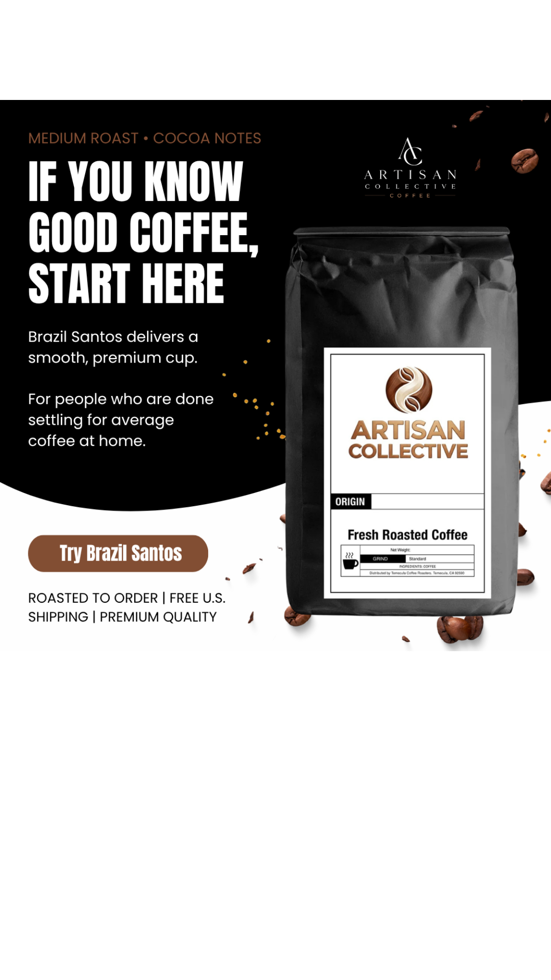 Artisan Collective Coffee Facebook ad