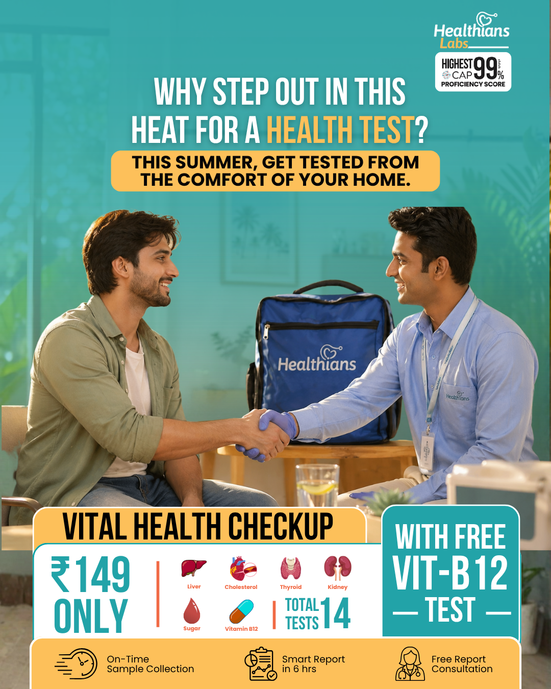 Healthians Facebook ad