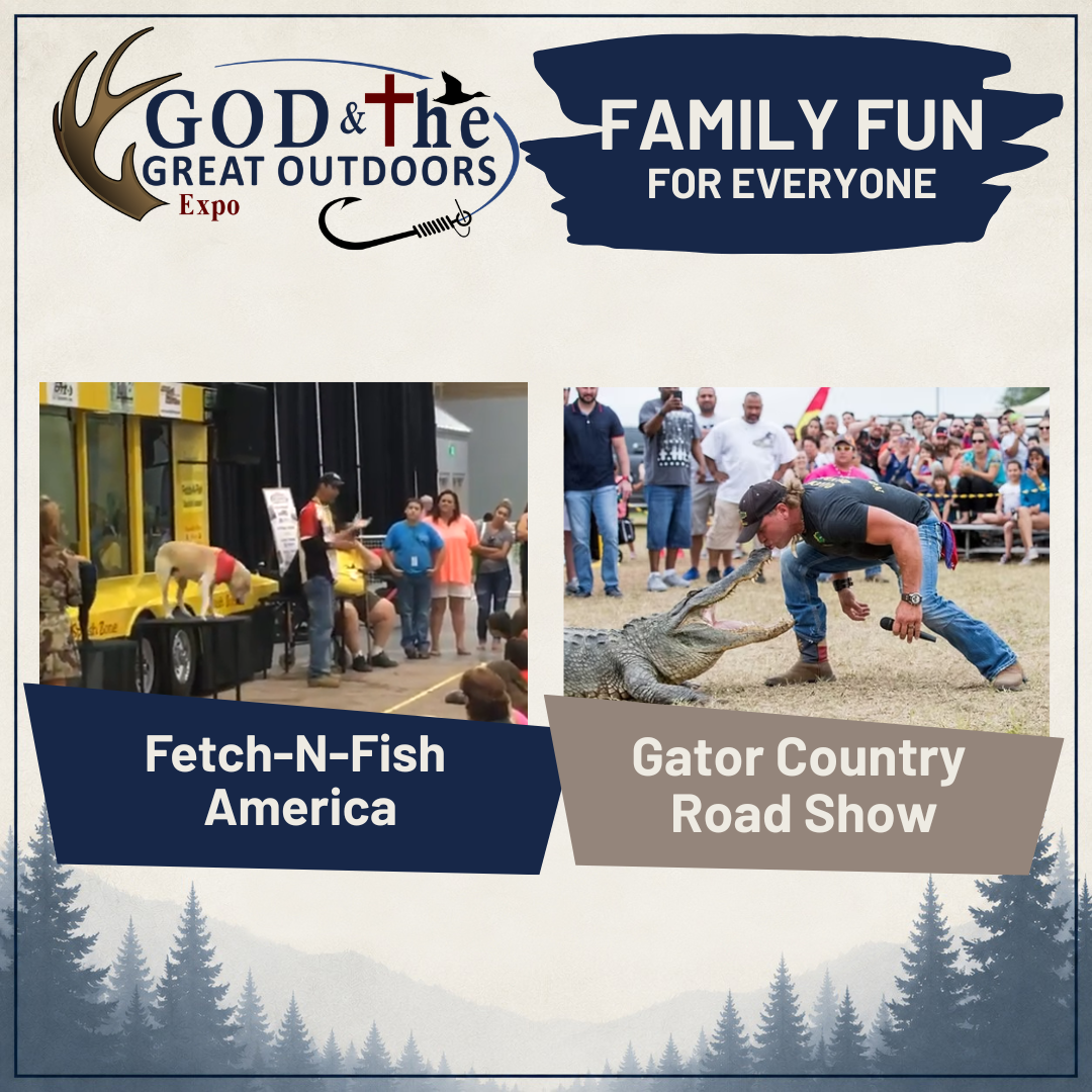 God and The Great Outdoors Facebook ad: God & The Great Outdoors Expo is packed…