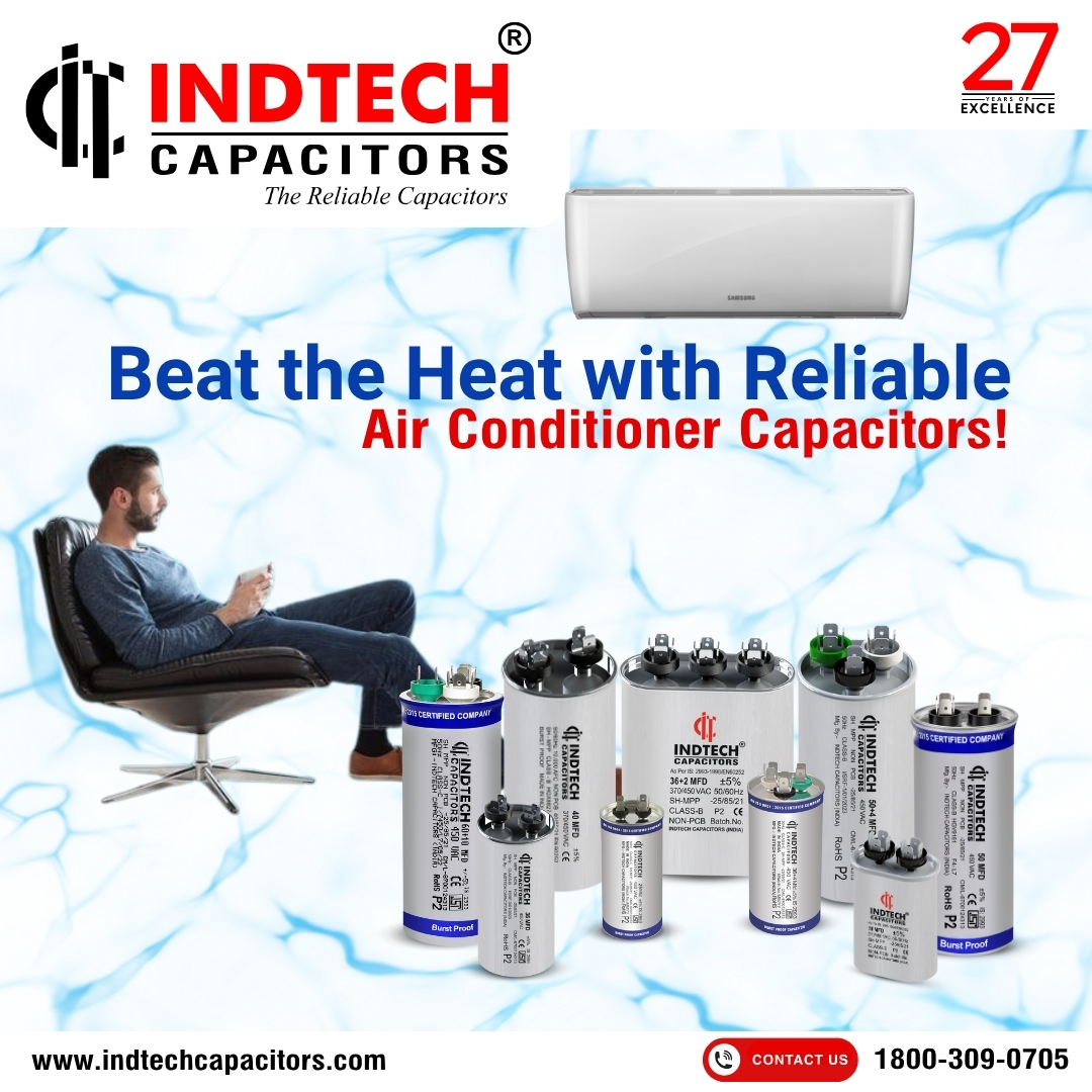 Indtech Capacitors Pvt Ltd Facebook ad: From Fan Capacitors, Air Conditioner Capacitors, Washing…