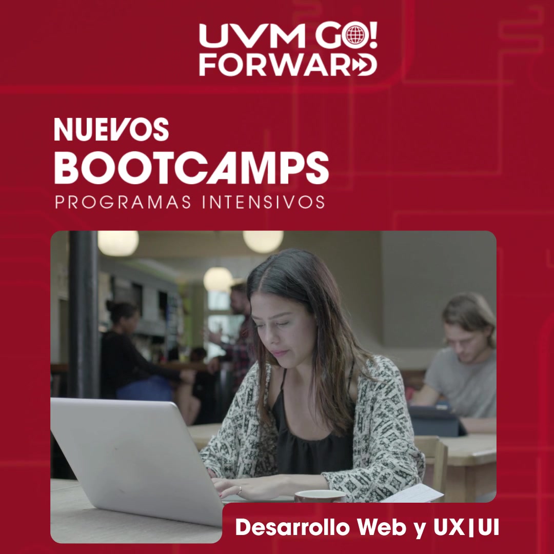 UVM Facebook ad: Especialízate en 6 meses