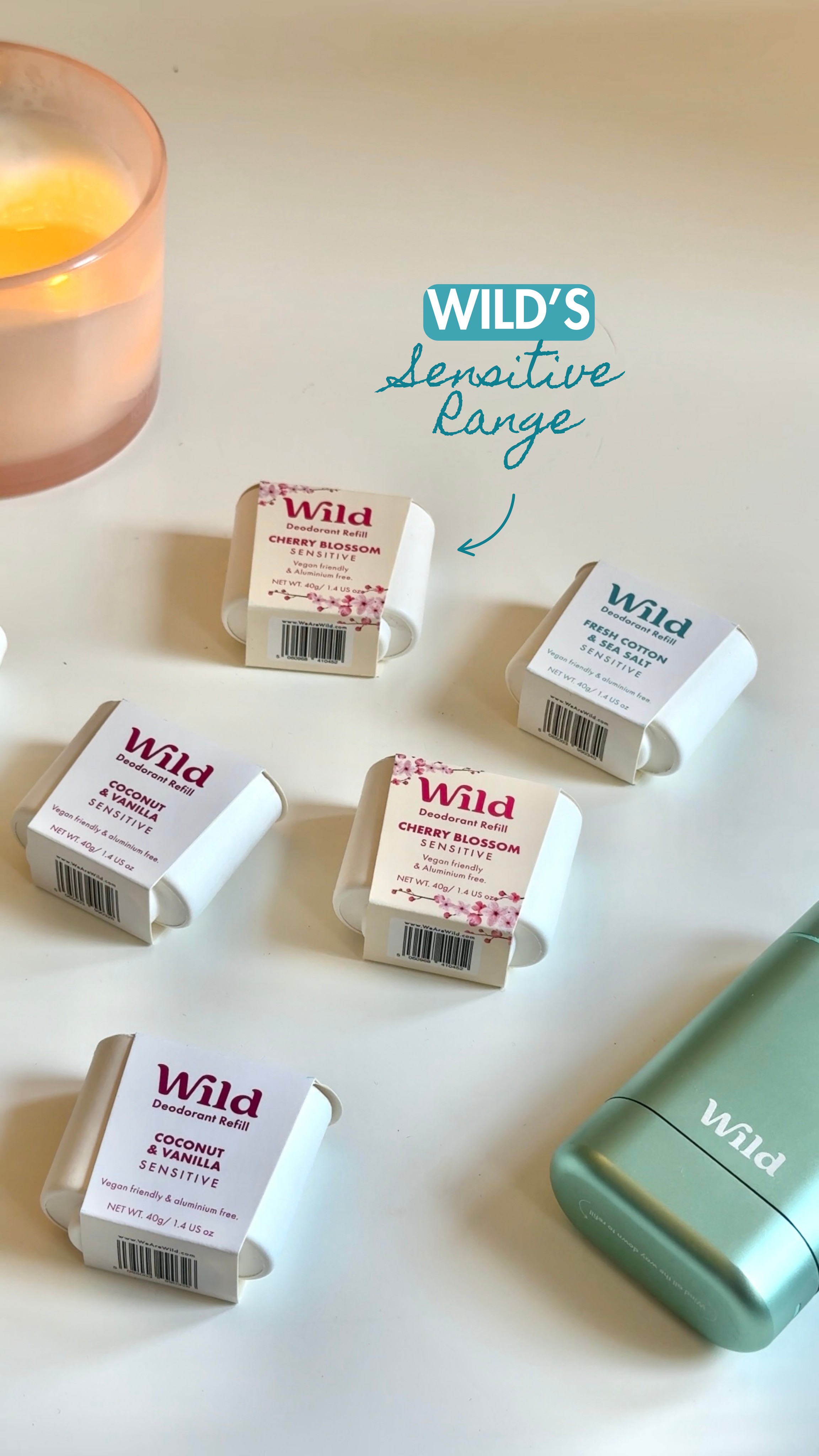 Wild Facebook ad: Wild deodorant, 98% natural, totally effective