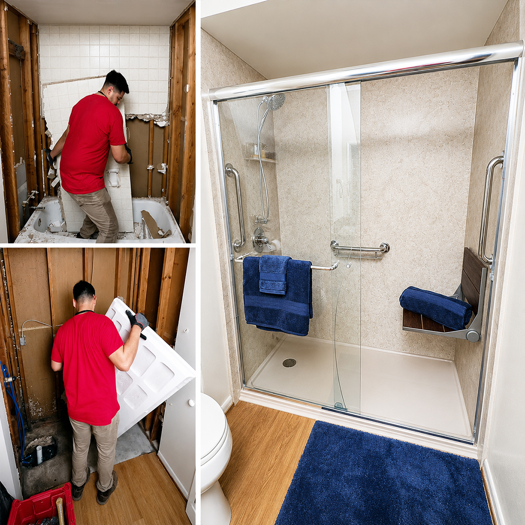 MC Walk-in Showers Facebook ad: The Average Walk-In Shower Cost in 2026