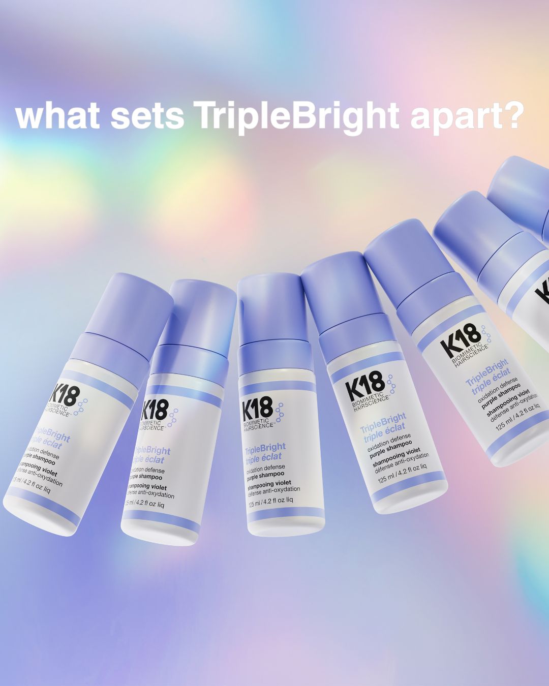 K18 Hair Norway Facebook ad: Sliter du med gult skjær i blondt hår?
