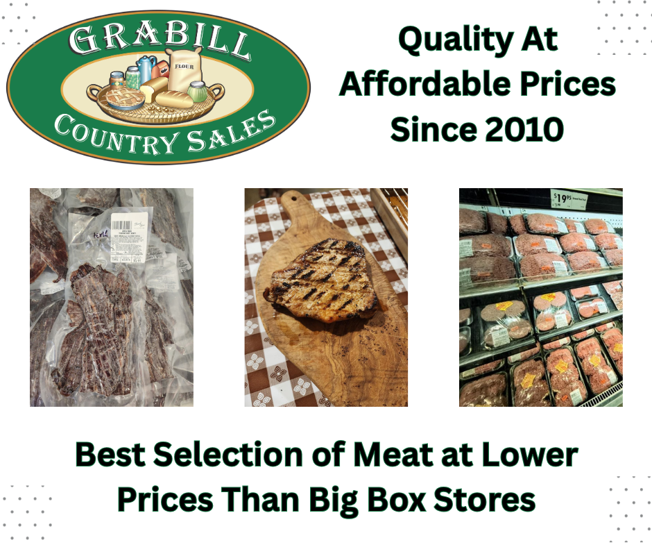 Grabill Country Sales Facebook ad: Craving fresh, high-quality groceries and unbeatable meat…