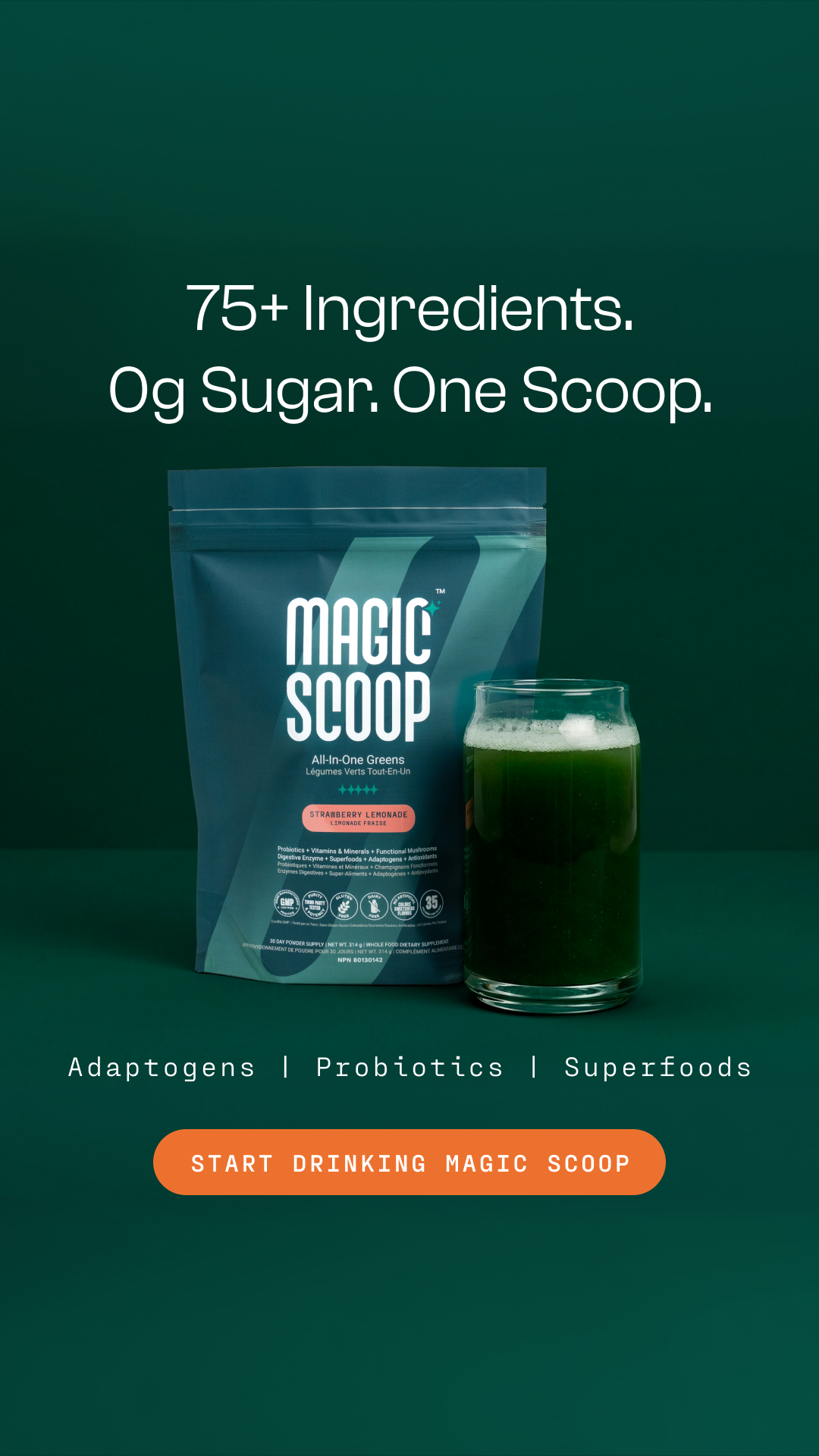 Magic Scoop Facebook ad