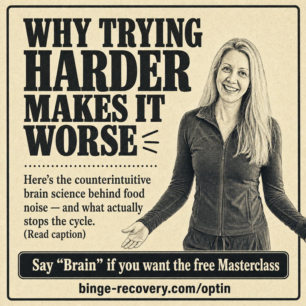 Nutrition Expert Facebook ad: Why Trying Harder Makes It Worse