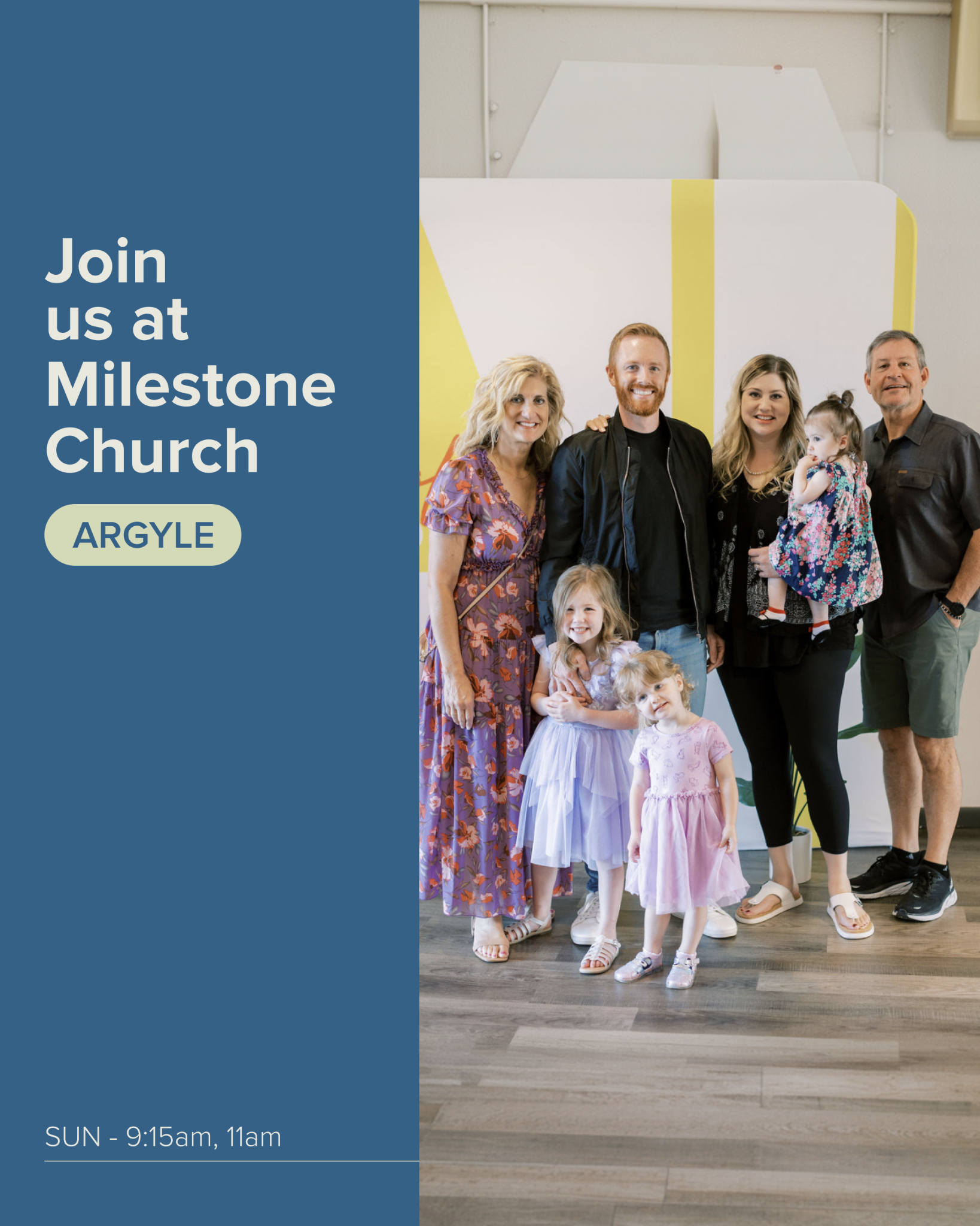 Milestone Church Facebook ad from Jun 12, 2026