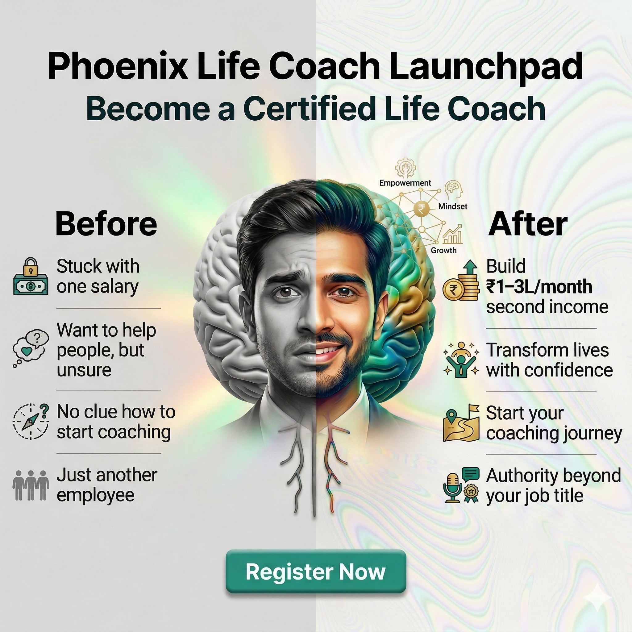 Amol Karale Facebook ad: Become a Certified Life Coach - Join Our Workshop