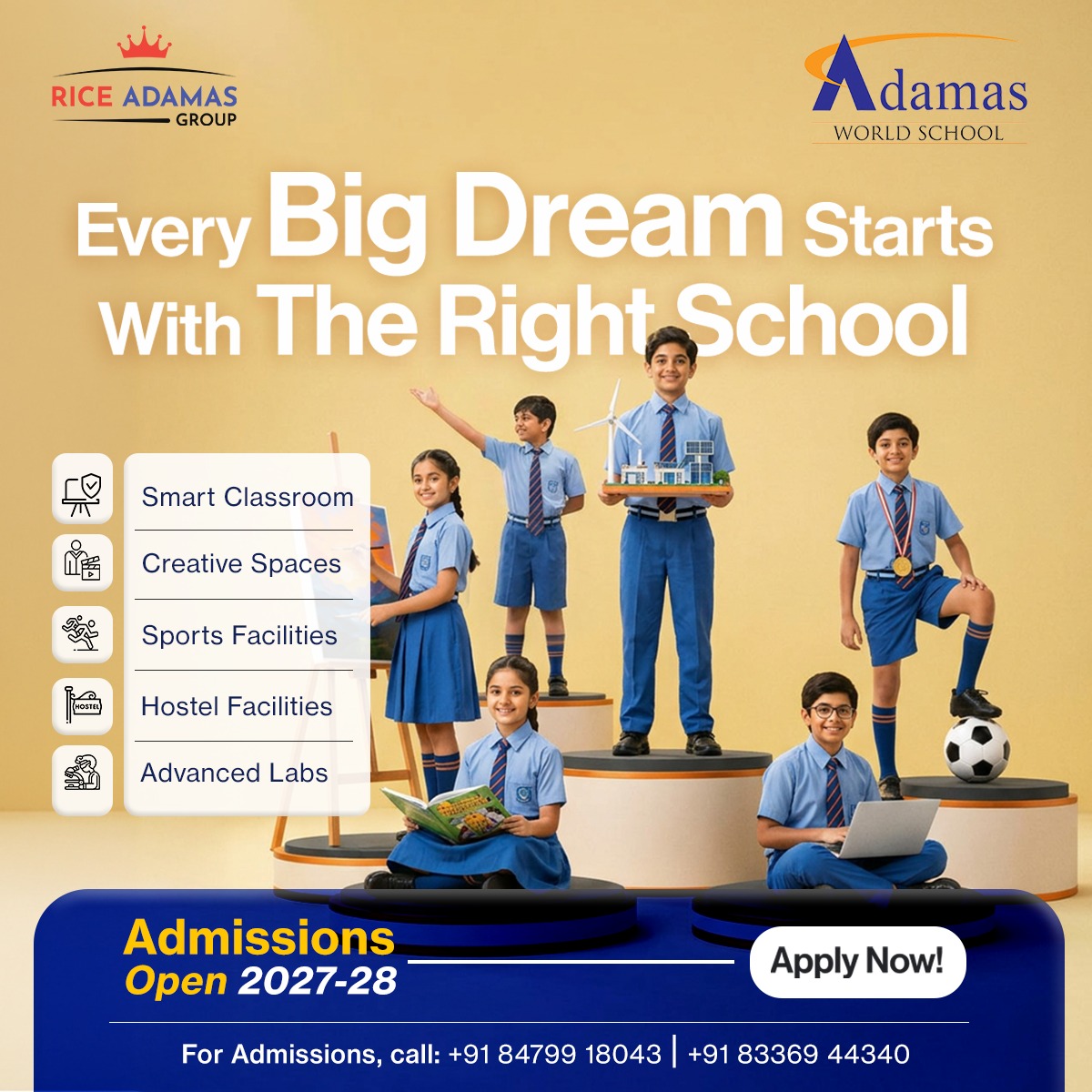 Adamas World School Facebook ad