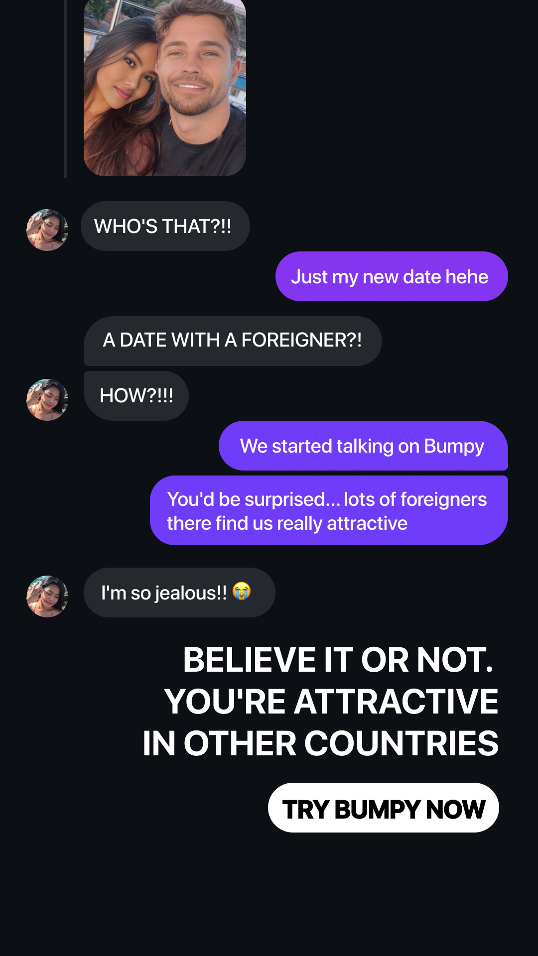 Bumpy Facebook ad