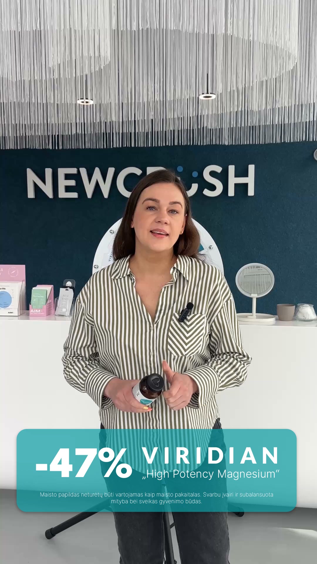 Newcrush Facebook ad: Magnis tavo aktyviam gyvenimo būdui