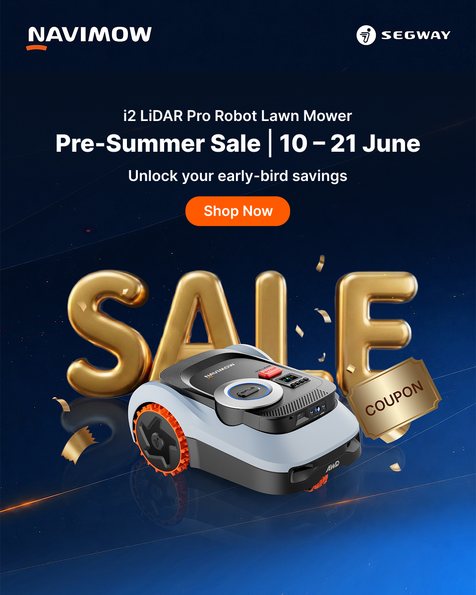 Segway Navimow Nordics Facebook ad: Chance to Win Up to €400 Off Navimow i2 LiDAR Pro