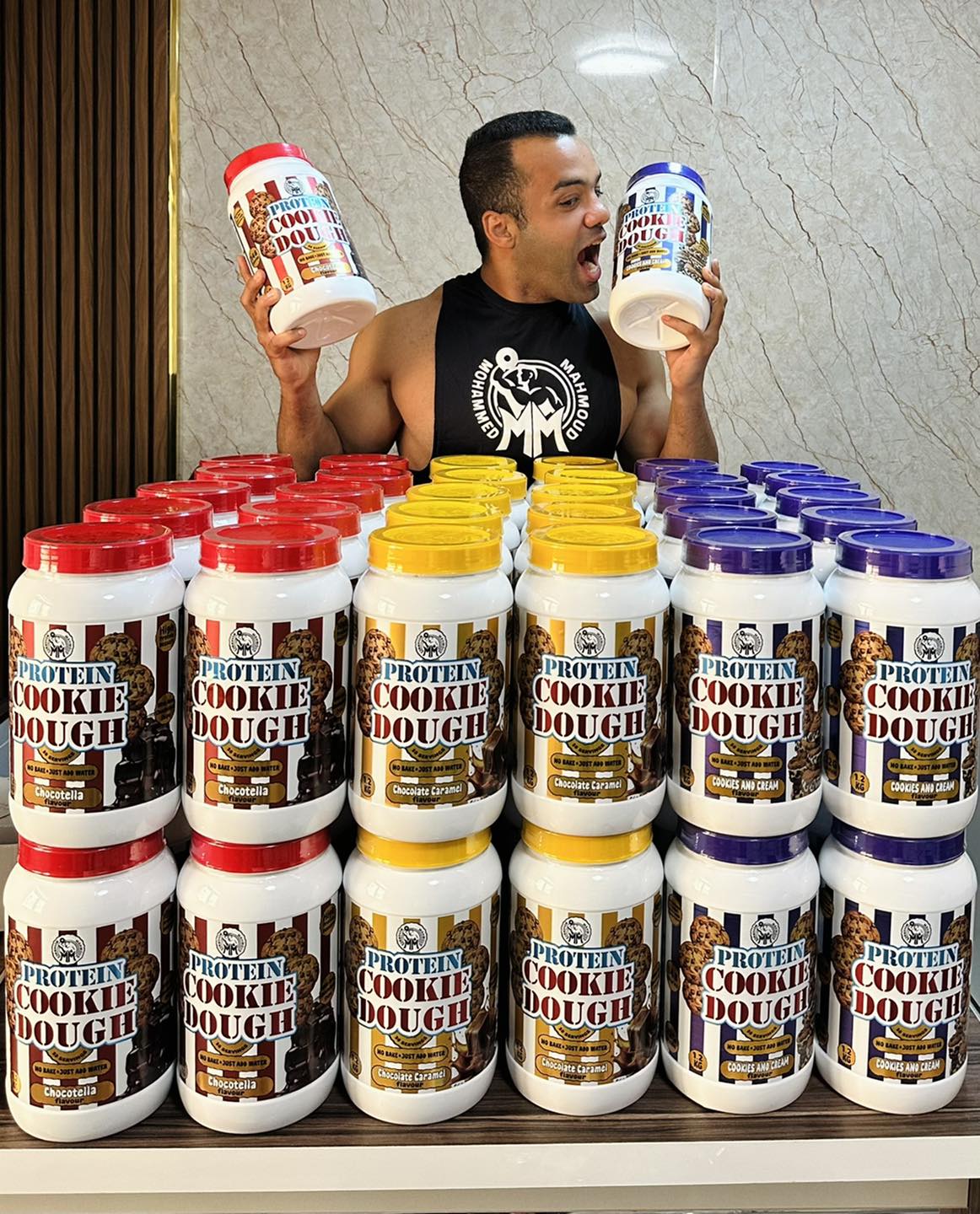 Dr.Mohammed Mahmoud Facebook ad: أول Cookie Dough بروتين في مصر