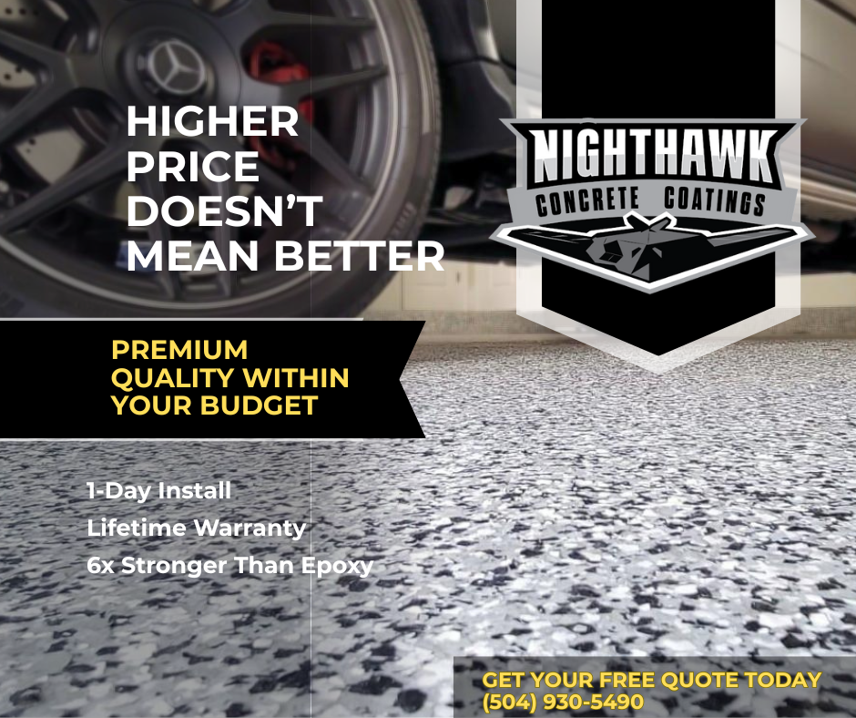 Nighthawk Concrete Coatings Facebook ad from Jul 8, 2025