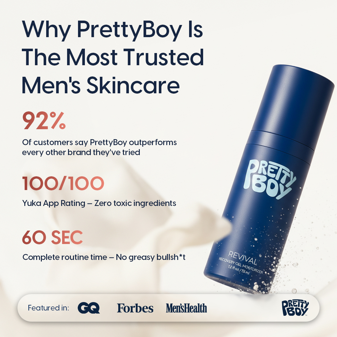 PrettyBoy Facebook ad
