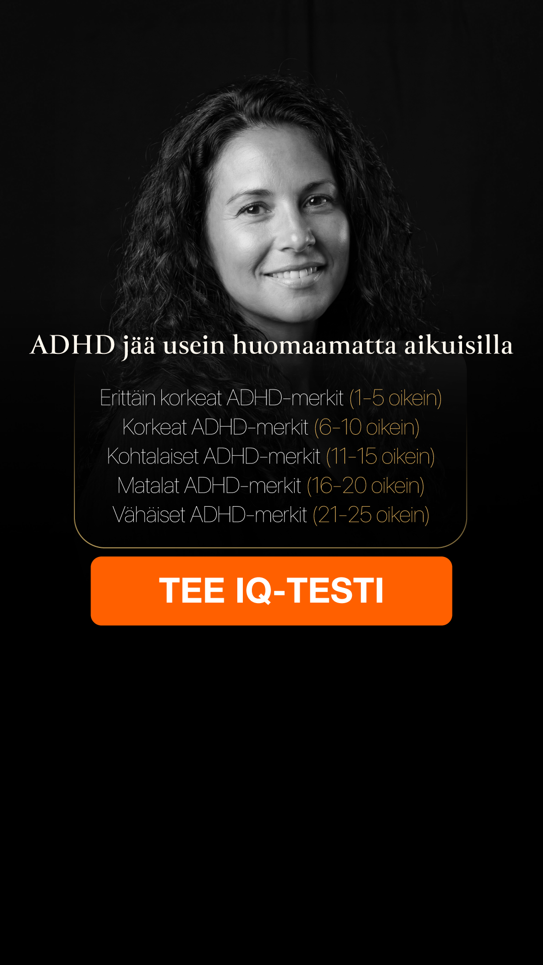 My IQ Facebook ad