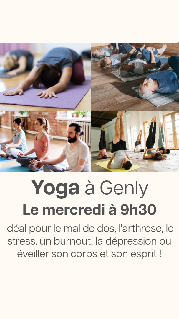 Sylvain Derre - Yoga & Médium Facebook ad: Réserver votre cours de yoga à Genly
