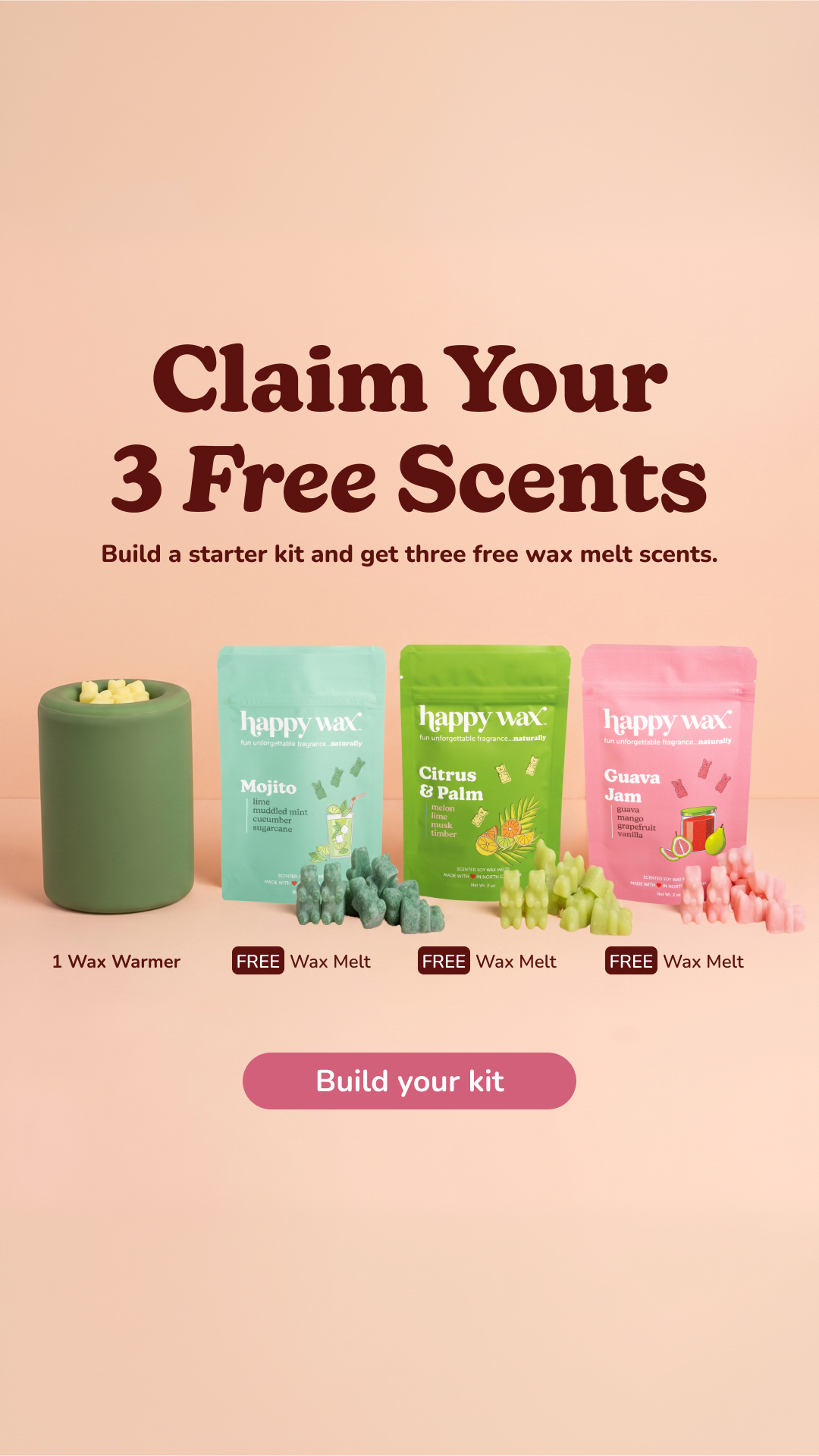 Happy Wax Facebook ad from Aug 6, 2026