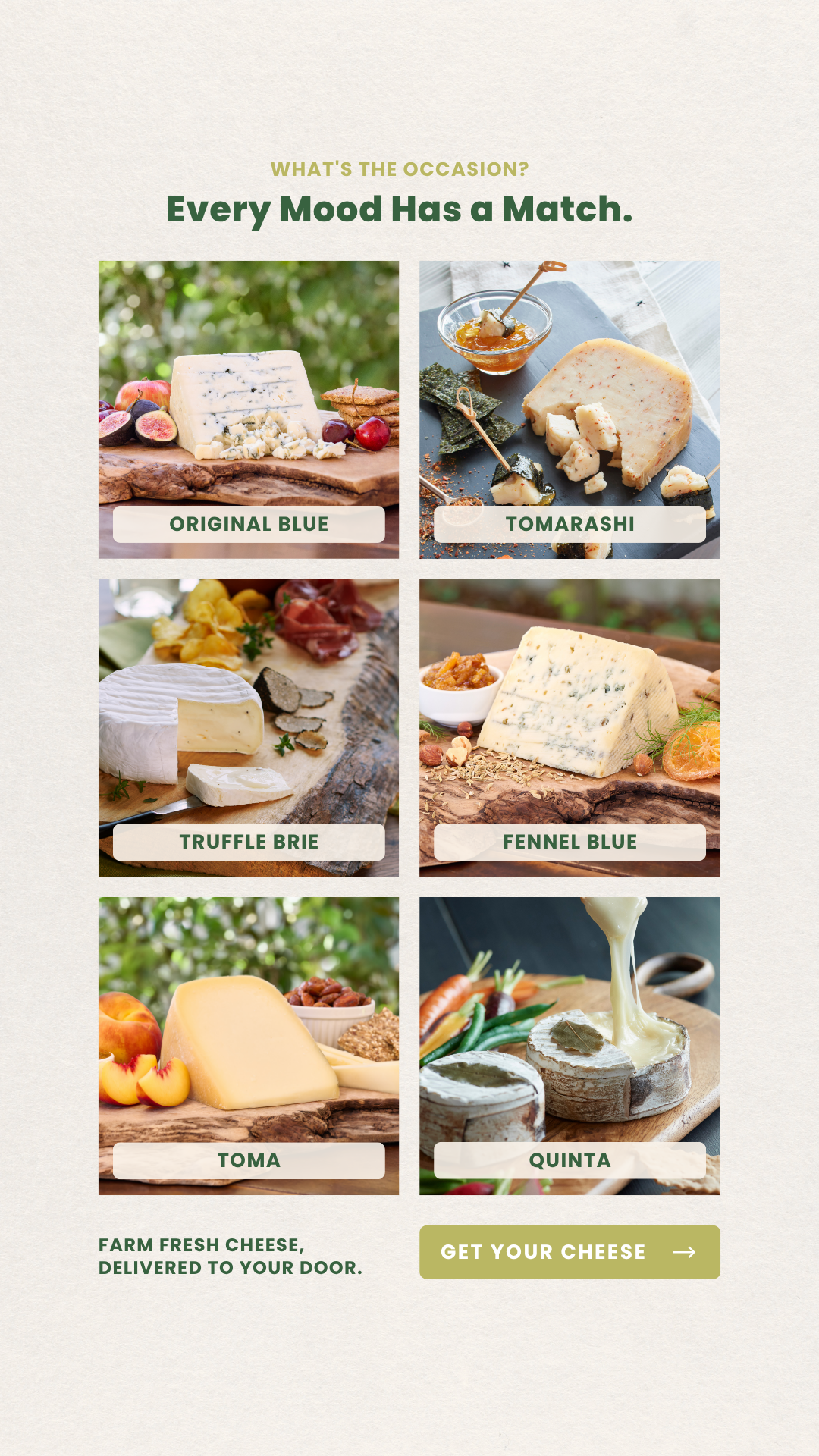 Point Reyes Farmstead Cheese Facebook ad