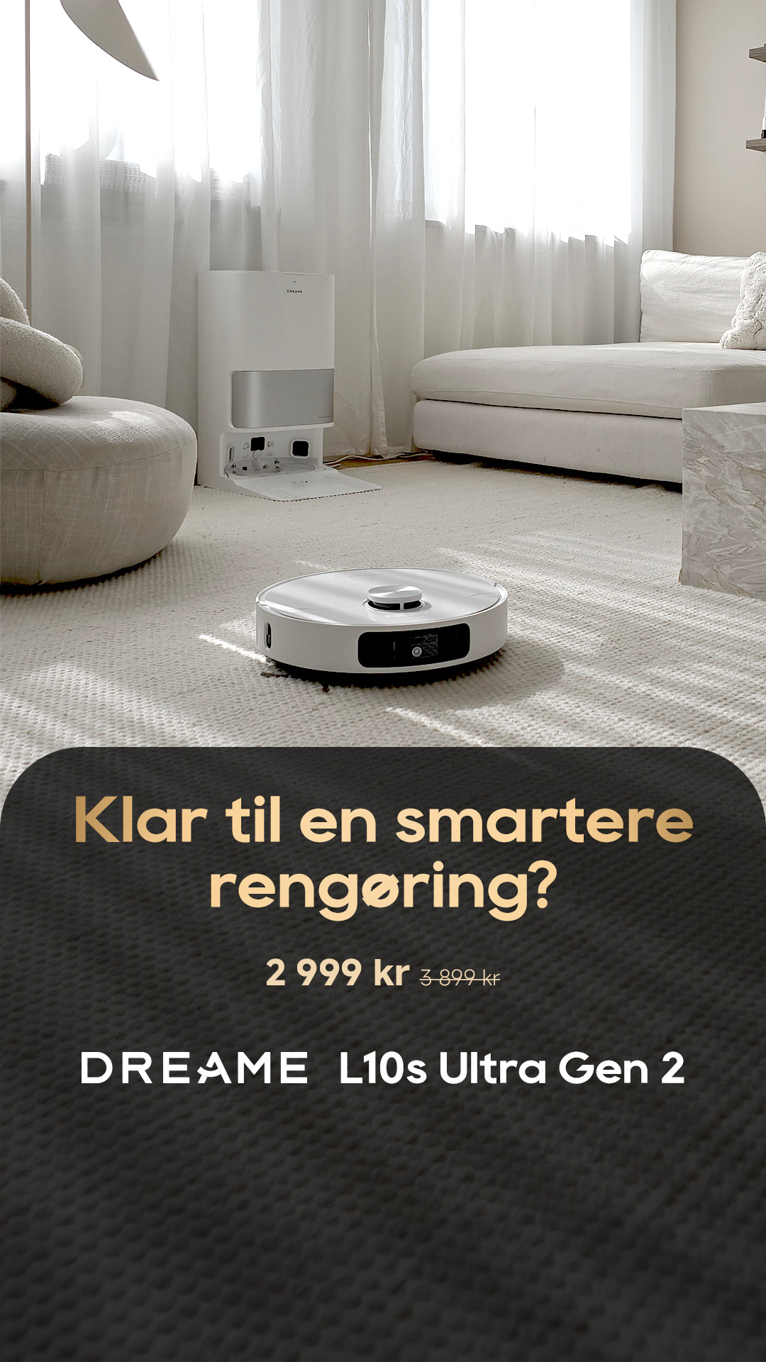 Dreame Nordics Facebook ad from Feb 26, 2026